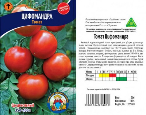 Томат ЦИФОМАНДРА